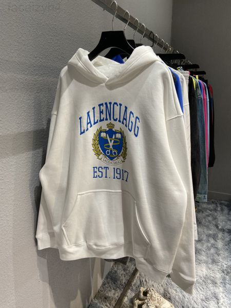 women's hoodies & sweatshirts designer 21fw front printed crown ears of wheat 1917 fleece os loose fit luxurious, Black
women's hoodies & sweatshirts designer 21fw front printed crown ears of wheat 1917 fleece os loose fit luxurious, Black