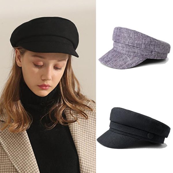 berets women's hat kpop ladies cap for female autumn fashion navy beret hjm003berets, Blue;gray
berets women's hat kpop ladies cap for female autumn fashion navy beret hjm003berets, Blue;gray