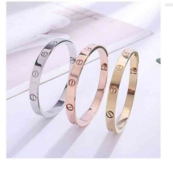 designer carti er kajia's fifth generation screwdriver titanium steel couple iove bracelet 18k rose gold diamond slotted kk999, Silver
designer carti er kajia's fifth generation screwdriver titanium steel couple iove bracelet 18k rose gold diamond slotted kk999, Silver