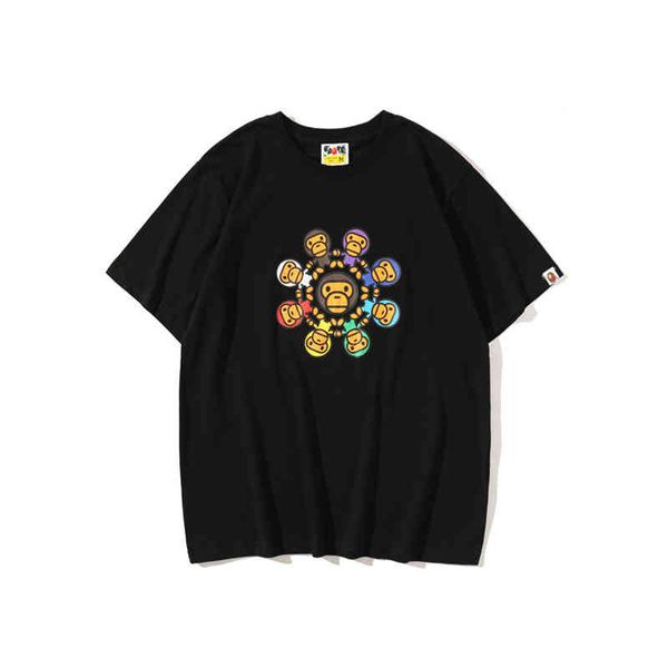 men's t-shirts youth leisure ring colorful wanhua round neck t-shirt 8v11, White;black
men's t-shirts youth leisure ring colorful wanhua round neck t-shirt 8v11, White;black