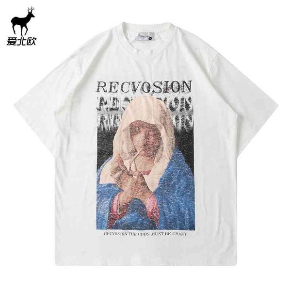 notre dame smoking t-shirt short sleeve round neck ins fashion summer loose men's and women's american printing retro hong kong st, White;black
notre dame smoking t-shirt short sleeve round neck ins fashion summer loose men's and women's american printing retro hong kong st, White;black