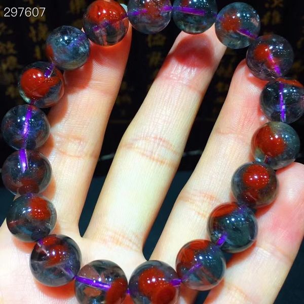 natural red auralite 23 cacoxenite clear round beads bracelet 11.8mm women men canada stretch rarest jewelry aaaaa, Silver
natural red auralite 23 cacoxenite clear round beads bracelet 11.8mm women men canada stretch rarest jewelry aaaaa, Silver