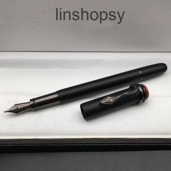 inheritance series pen matte black classic fountain rollerball ballpoint pens with exquisite snake clip office school supplies, Blue;orange
inheritance series pen matte black classic fountain rollerball ballpoint pens with exquisite snake clip office school supplies, Blue;orange