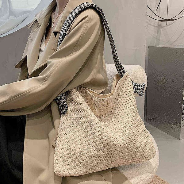 2022 summer trend straw tote bag high capacity women's beach shoulder bag wide straps shopper bag handbags for women g220524
2022 summer trend straw tote bag high capacity women's beach shoulder bag wide straps shopper bag handbags for women g220524