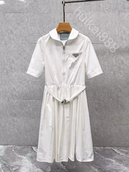 high-end casual dresses for woman fashion party spring summer designer new lapel shirt ladies dress belt and pocket short sleeve skirt, Black;gray
high-end casual dresses for woman fashion party spring summer designer new lapel shirt ladies dress belt and pocket short sleeve skirt, Black;gray