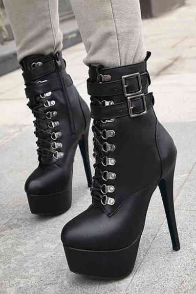 boots dress shoes 2018 street sclassic belt buckle 16 cm high-heeled bare 220823, Black
boots dress shoes 2018 street sclassic belt buckle 16 cm high-heeled bare 220823, Black