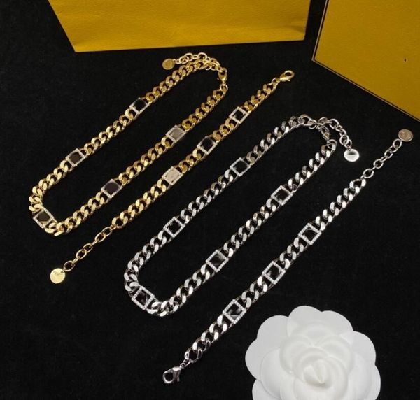 2022 european and american letters full diamond necklace heavy industry hip hop punk clavicle chain bracelet set female fast delivery, Silver
2022 european and american letters full diamond necklace heavy industry hip hop punk clavicle chain bracelet set female fast delivery, Silver