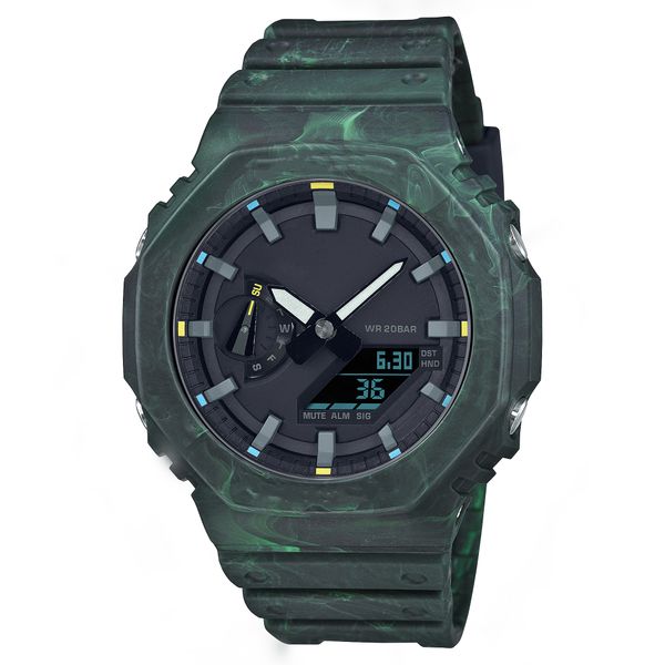 men's watch sports quartz digital 2100 watch full function led cold light dual display pu waterproof world time automatic hand raise li, Slivery;brown
men's watch sports quartz digital 2100 watch full function led cold light dual display pu waterproof world time automatic hand raise li, Slivery;brown