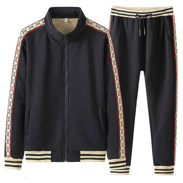 men's tracksuits winter casual autumn 2-piece mens set light luxury stand collar style striped cardigan fashion jogging clothes sports, Gray
men's tracksuits winter casual autumn 2-piece mens set light luxury stand collar style striped cardigan fashion jogging clothes sports, Gray