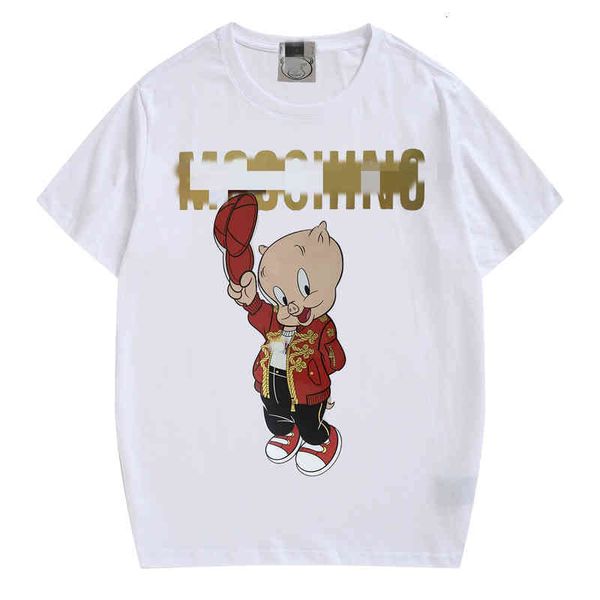 men's t-shirts summer piggy t-shirt round neck bronzing printing loose short sleeve men's and women's lovers' wear vgvw, White;black
men's t-shirts summer piggy t-shirt round neck bronzing printing loose short sleeve men's and women's lovers' wear vgvw, White;black
