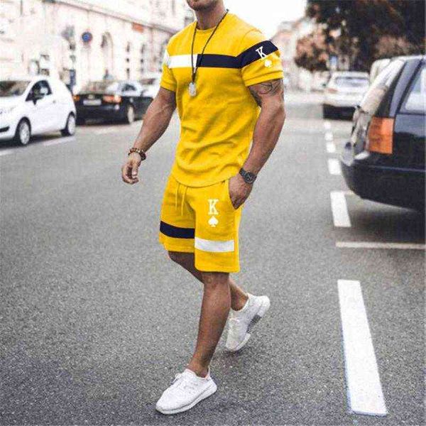 men's tracksuits summer suit casual wear t-shirt shorts sports solid color personality creative 3d printing, Gray
men's tracksuits summer suit casual wear t-shirt shorts sports solid color personality creative 3d printing, Gray