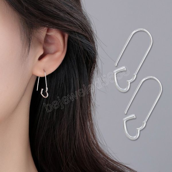 fashion creative paper clip ear hooks dangle earrings women simple chic heart shape earrings ladies party jewelry gifts, Silver
fashion creative paper clip ear hooks dangle earrings women simple chic heart shape earrings ladies party jewelry gifts, Silver