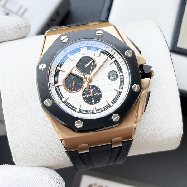 men's automatic chain mechanical movement watch, 316l fine steel case, ultra hard crystal glass mirror, 100m super waterproof 44mm diam, Slivery;brown
men's automatic chain mechanical movement watch, 316l fine steel case, ultra hard crystal glass mirror, 100m super waterproof 44mm diam, Slivery;brown