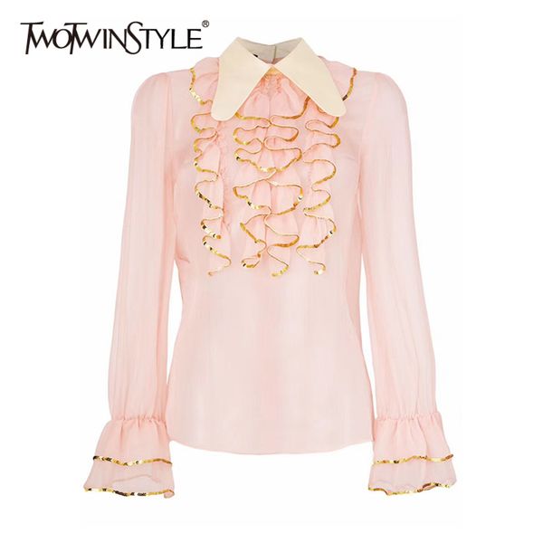vintage patchwork floral shirt for women lapel flare sleeve elegant blouse female fashion clothing 210423, White
vintage patchwork floral shirt for women lapel flare sleeve elegant blouse female fashion clothing 210423, White
