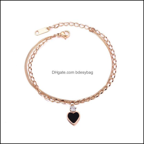 charm bracelets jewelry opk korean version simple womens fashion love micro inlaid zircon bracelet double layer chain plated with rose gold, Golden;silver
charm bracelets jewelry opk korean version simple womens fashion love micro inlaid zircon bracelet double layer chain plated with rose gold, Golden;silver