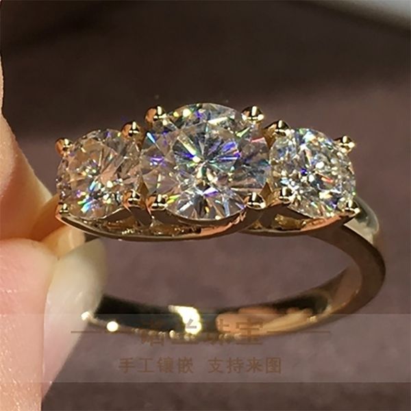 14k yellow gold women ring diamonds 3 pcs 2 carat round classic wedding party engagement anniversary ring trendy 220816, Slivery;golden
14k yellow gold women ring diamonds 3 pcs 2 carat round classic wedding party engagement anniversary ring trendy 220816, Slivery;golden