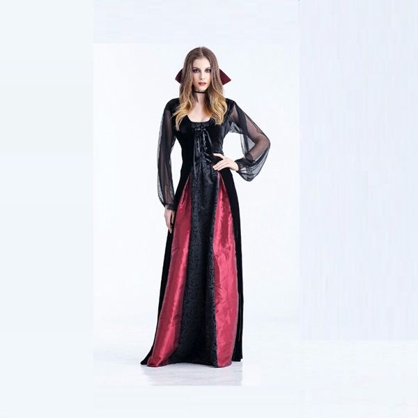 dress halloween costume vampire costumes masquerade party cosplay aa, Black;red
dress halloween costume vampire costumes masquerade party cosplay aa, Black;red