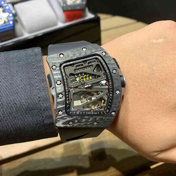 luxury wristwatch richa milles wine barrel watch rm70-01 multifunctional carbon fiber case tape men's watch watches, Slivery;brown
luxury wristwatch richa milles wine barrel watch rm70-01 multifunctional carbon fiber case tape men's watch watches, Slivery;brown