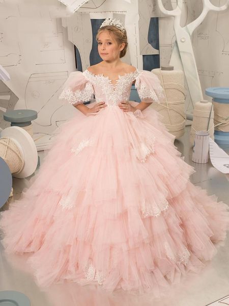 2022 cute princess flower girls dresses off shoulder tulle pink lace appliques beads ruffles tiered flowers floor length birthday girl pagea, White;blue
2022 cute princess flower girls dresses off shoulder tulle pink lace appliques beads ruffles tiered flowers floor length birthday girl pagea, White;blue