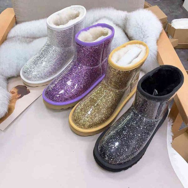 boots pvc film antifouling and waterproof snow boots women's fur integrated winter anti-skid plush warm cotton shoes, Black
boots pvc film antifouling and waterproof snow boots women's fur integrated winter anti-skid plush warm cotton shoes, Black