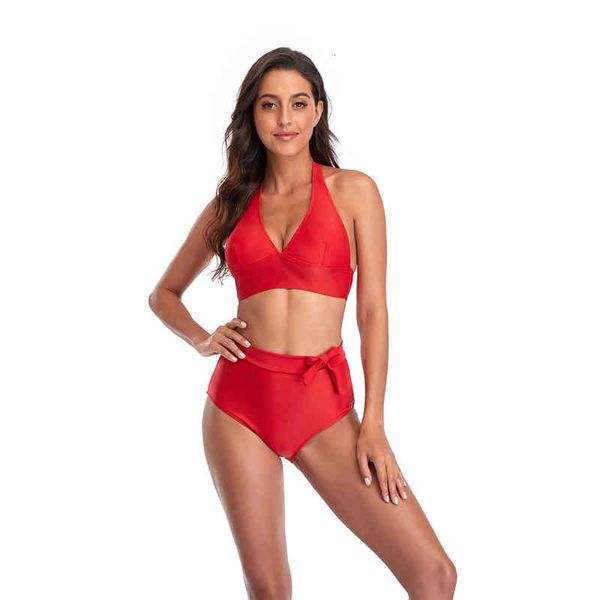 swimsuit single solid color high waist split triangular bikini swimsuit, White;black
swimsuit single solid color high waist split triangular bikini swimsuit, White;black