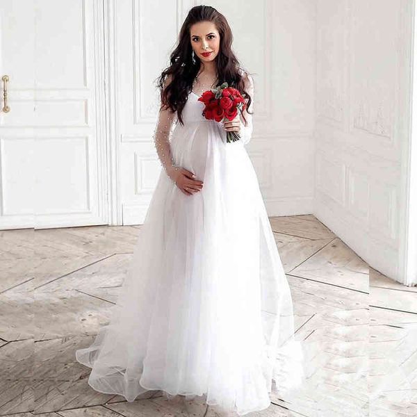 maternity wedding dress baby showers party pregnancy summer maxi gown p tulle pregnant women pgraphy shoot prop clothes g220309, White
maternity wedding dress baby showers party pregnancy summer maxi gown p tulle pregnant women pgraphy shoot prop clothes g220309, White