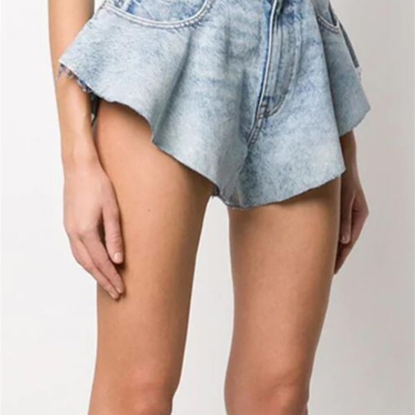 deat summer fashion mesh clothing light blue denim washed pockets zippers shorts female bottoms wl38605l 220425, White;black
deat summer fashion mesh clothing light blue denim washed pockets zippers shorts female bottoms wl38605l 220425, White;black