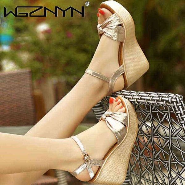 2021 wedges sandals woman fashion summer heels women's ankle buckle strap shoes for female footwear peep toe black gold sandals y220426
2021 wedges sandals woman fashion summer heels women's ankle buckle strap shoes for female footwear peep toe black gold sandals y220426
