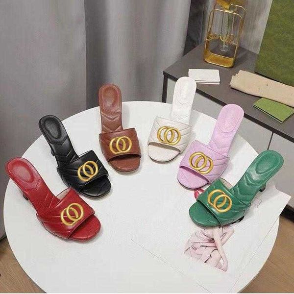 classic designer women beach half slippers 100% leather thick heels metal slides cowhide summer woman shoes lazy sandals high heeled shoe, Black
classic designer women beach half slippers 100% leather thick heels metal slides cowhide summer woman shoes lazy sandals high heeled shoe, Black