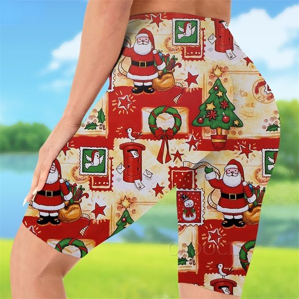 retro christmas santa high waist leggings printed shorts women gym sporting shorts for women biker sweatpants w220616, Black
retro christmas santa high waist leggings printed shorts women gym sporting shorts for women biker sweatpants w220616, Black