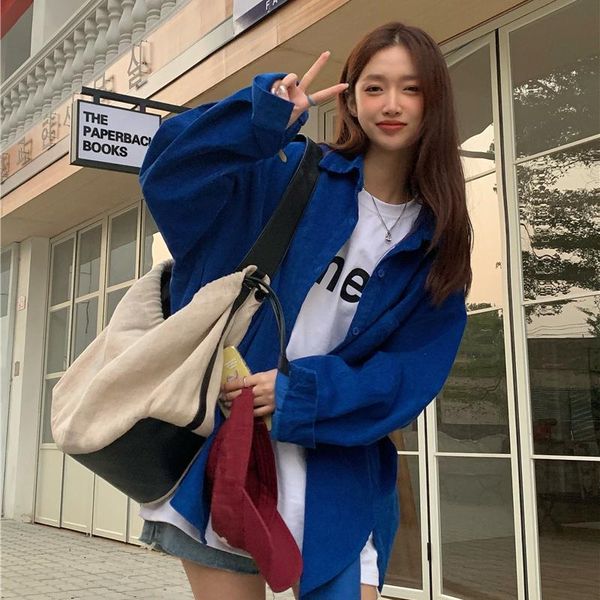 women's jackets fashion corduroy jacket women's spring and autumn korean simple single breasted long sleeve lapel solid high quali, Black;brown
women's jackets fashion corduroy jacket women's spring and autumn korean simple single breasted long sleeve lapel solid high quali, Black;brown