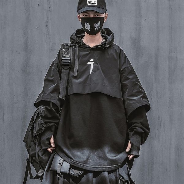 spring streetwear fashion sweatshirt techwear kanji patchwork hoodie for men 220406, Black
spring streetwear fashion sweatshirt techwear kanji patchwork hoodie for men 220406, Black