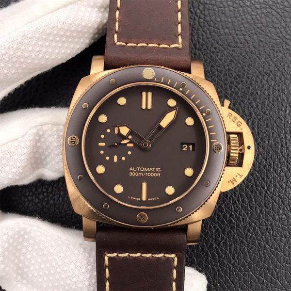 vs 968 montre de luxe luxury watch men watches 47mm p.9010 automatic mechanical movement brown ceramic ring bronze case wristwatches waterpr, Slivery;brown
vs 968 montre de luxe luxury watch men watches 47mm p.9010 automatic mechanical movement brown ceramic ring bronze case wristwatches waterpr, Slivery;brown