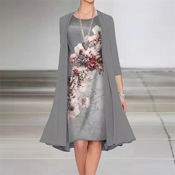 vintage two piece set women dress summer elegant cardigan party mid dresses chic pattern print loose suit casual o neck vestidos 220504, Black;gray
vintage two piece set women dress summer elegant cardigan party mid dresses chic pattern print loose suit casual o neck vestidos 220504, Black;gray