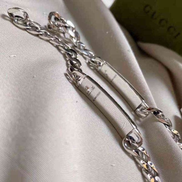 2023 designer new fashion jewelry 925 silver thick old ghost foreign style letter men's and women's bracelets, Black
2023 designer new fashion jewelry 925 silver thick old ghost foreign style letter men's and women's bracelets, Black