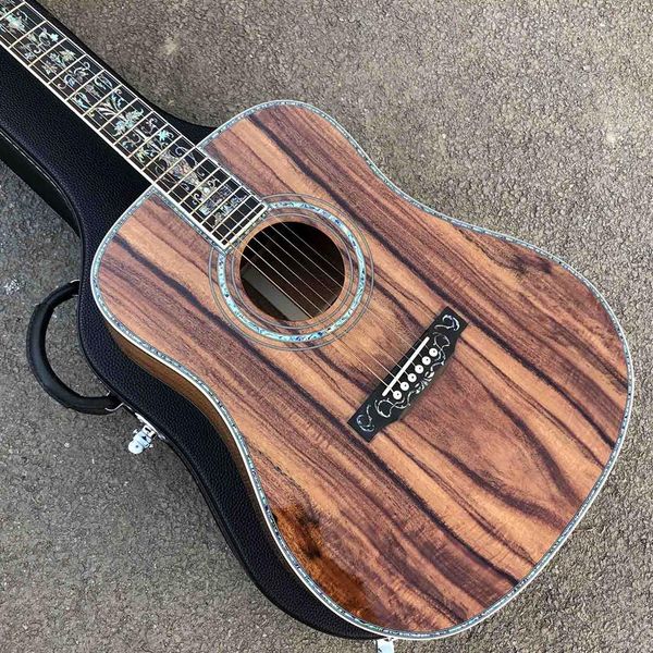 custom 41 inch real abalone tree life inlays acoustic guitar round body all koa wood3132
custom 41 inch real abalone tree life inlays acoustic guitar round body all koa wood3132