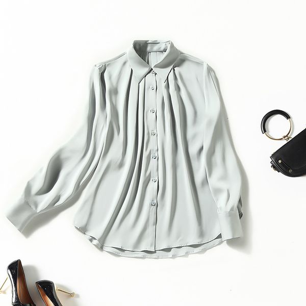 women's blouses & shirts spring long sleeve striped lapel lace up single row button mulberry silk shirt loose large women's hyn8, White
women's blouses & shirts spring long sleeve striped lapel lace up single row button mulberry silk shirt loose large women's hyn8, White