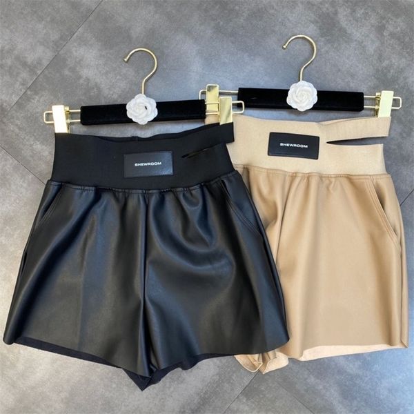 prepomp fall arrival high waist hollow out slim faux leather pu shorts streetwear women gc371 220407, White;black
prepomp fall arrival high waist hollow out slim faux leather pu shorts streetwear women gc371 220407, White;black