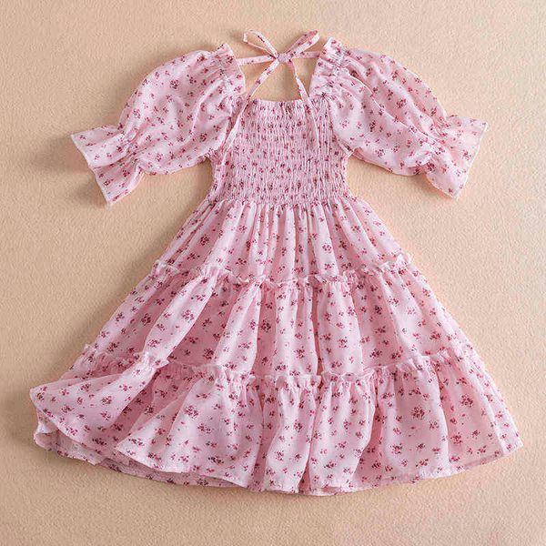 short sleeve floral pink girls dress summer tutu kids dresses for girls 3-8 yrs birthday party children clothes vestido infantil g220518, Red;yellow
short sleeve floral pink girls dress summer tutu kids dresses for girls 3-8 yrs birthday party children clothes vestido infantil g220518, Red;yellow