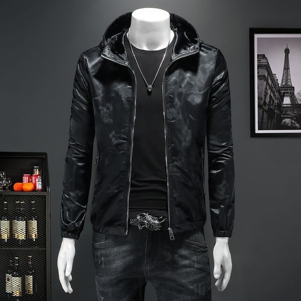 s-5xl spring men's casual printed jacket korean version slim hooded lapel fashion trend baseball uniform, Black;brown
s-5xl spring men's casual printed jacket korean version slim hooded lapel fashion trend baseball uniform, Black;brown