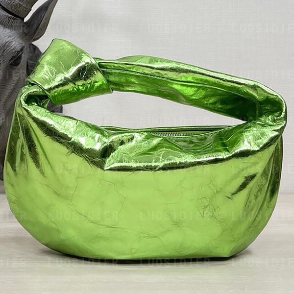mini jodie handbags evening chlorophyll metalized crinkle leather handle designer luxury clutch zipper closure wallet pouch kkra
mini jodie handbags evening chlorophyll metalized crinkle leather handle designer luxury clutch zipper closure wallet pouch kkra