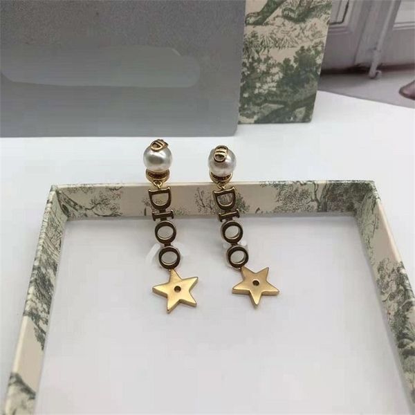 80% off online letter five pointed star pearl earrings, Golden
80% off online letter five pointed star pearl earrings, Golden