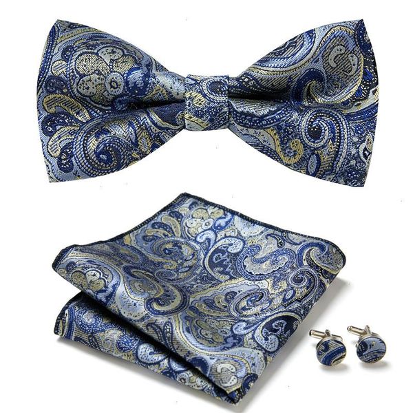 paisley bow tie for men wedding bowtie handkerchief cufflink set noeud papillon silk pajaritas cravat female male, Black;gray
paisley bow tie for men wedding bowtie handkerchief cufflink set noeud papillon silk pajaritas cravat female male, Black;gray