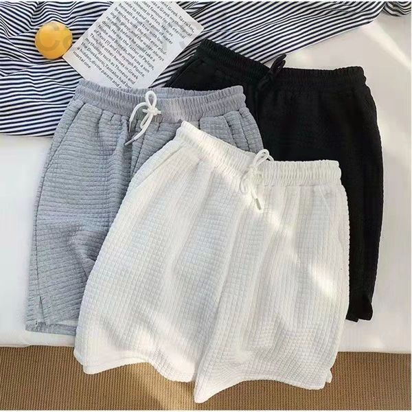 men's shorts designer waffle casual shorts men's fashion ins trendy couple beach pants summer loose straight sports qb3f, White;black
men's shorts designer waffle casual shorts men's fashion ins trendy couple beach pants summer loose straight sports qb3f, White;black