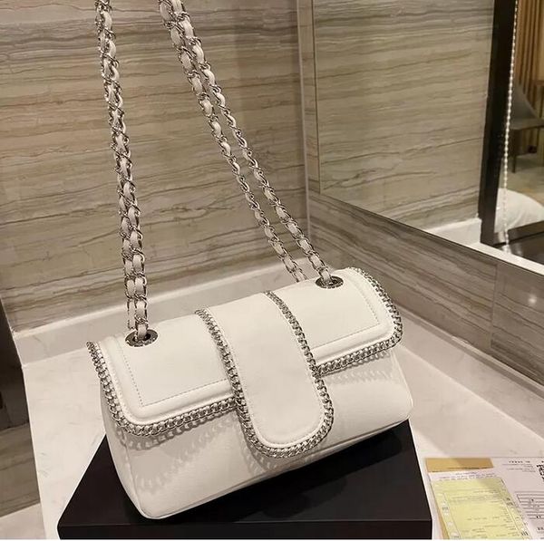 fashion classic womens famous desingers chains bags matelasse chian silver_tone metal genuine leather crossbody shoulder pochette large capa
fashion classic womens famous desingers chains bags matelasse chian silver_tone metal genuine leather crossbody shoulder pochette large capa