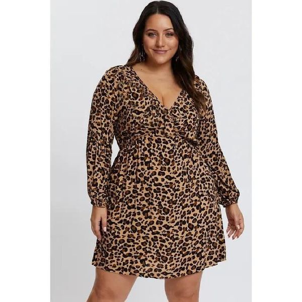 plus size dresses leopard print off shoulder split sleeve knot front dress r7c4#, Black
plus size dresses leopard print off shoulder split sleeve knot front dress r7c4#, Black