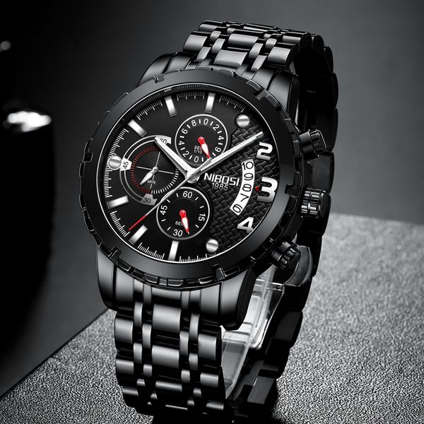 nibosi new fashion mens watches with stainless steel brand luxury sports chronograph quartz watch men relogio masculino
nibosi new fashion mens watches with stainless steel brand luxury sports chronograph quartz watch men relogio masculino