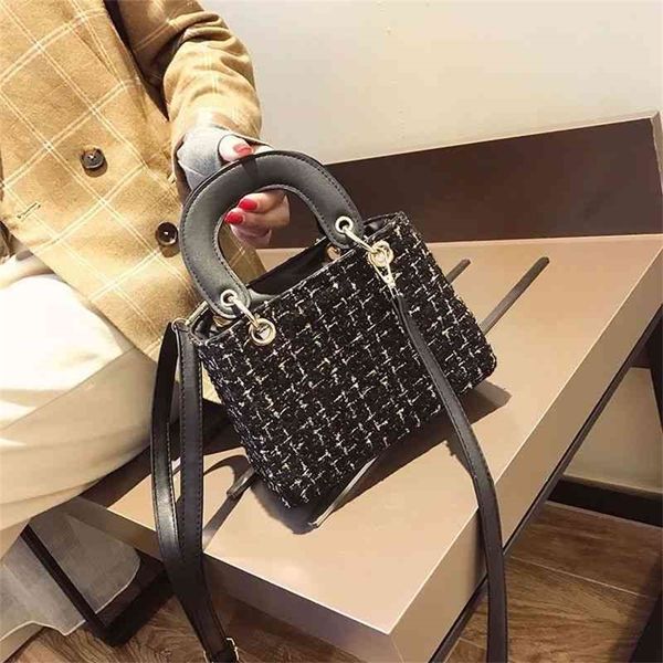 ins super fire small women's simple woollen portable one square versatile messenger design purses online
ins super fire small women's simple woollen portable one square versatile messenger design purses online