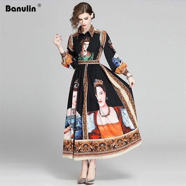banulin new autumn charactor print long dress women 2020 long puff sleeve vintage print high waist a line runway maxi dress lj200818, Black;gray
banulin new autumn charactor print long dress women 2020 long puff sleeve vintage print high waist a line runway maxi dress lj200818, Black;gray