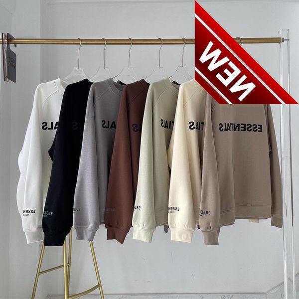 1948 16 winter new fog men's and women's plush round neck sweater ess silicone letter lovers' top, Black
1948 16 winter new fog men's and women's plush round neck sweater ess silicone letter lovers' top, Black